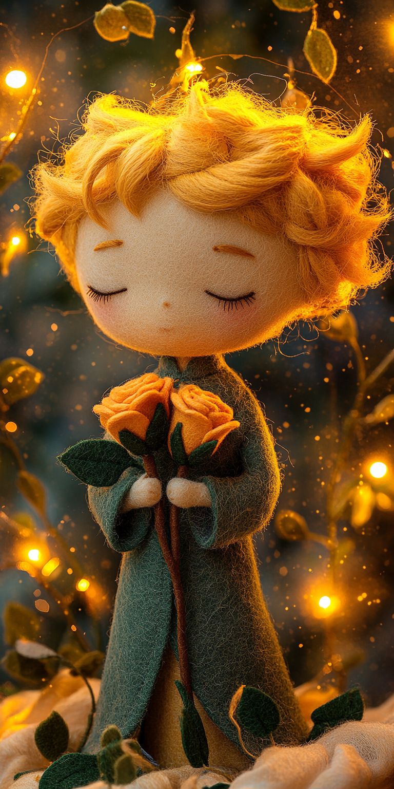 Fond d'écran mobile petit prince peluche 48