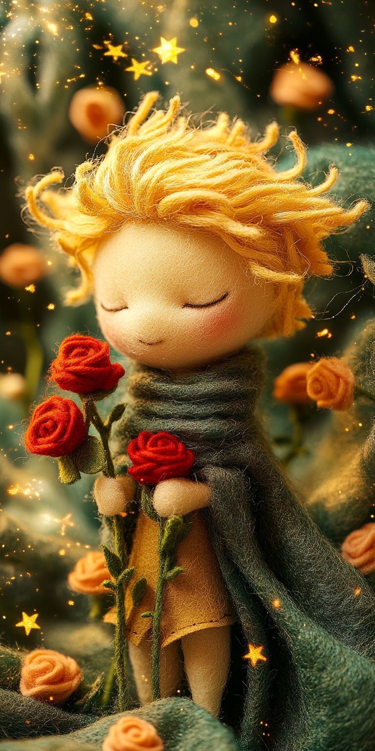 Fond d'écran mobile petit prince peluche 50