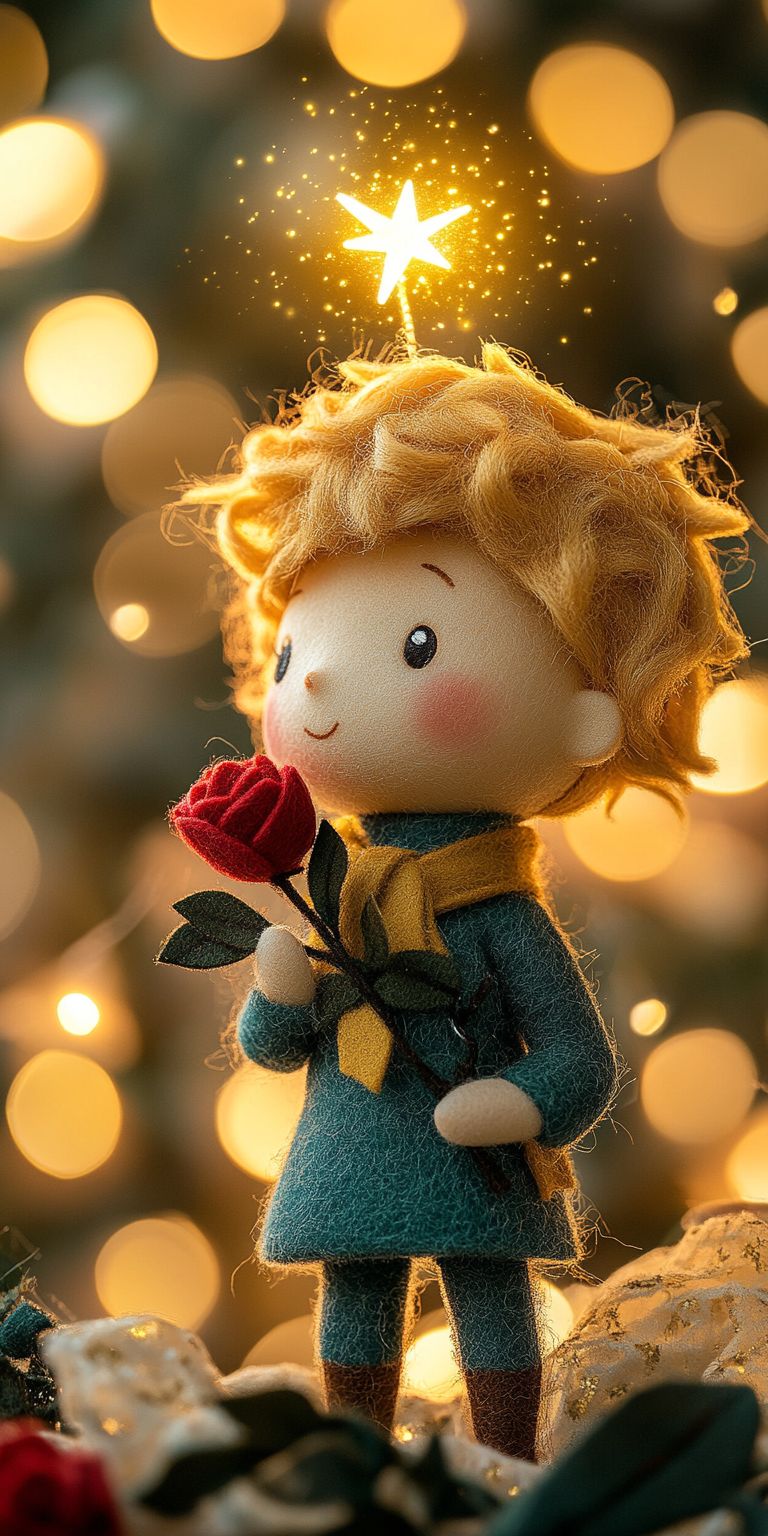 fond d ecran mobile petit prince peluche 68