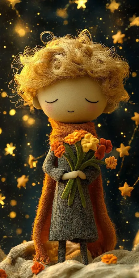 fond d ecran mobile petit prince peluche 1