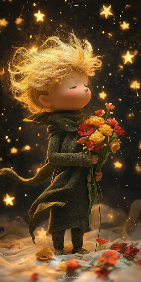 fond d ecran mobile petit prince peluche 40