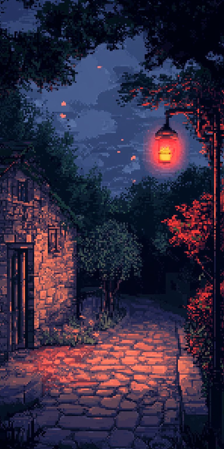 Fond d'écran pixel art pour mobile 10