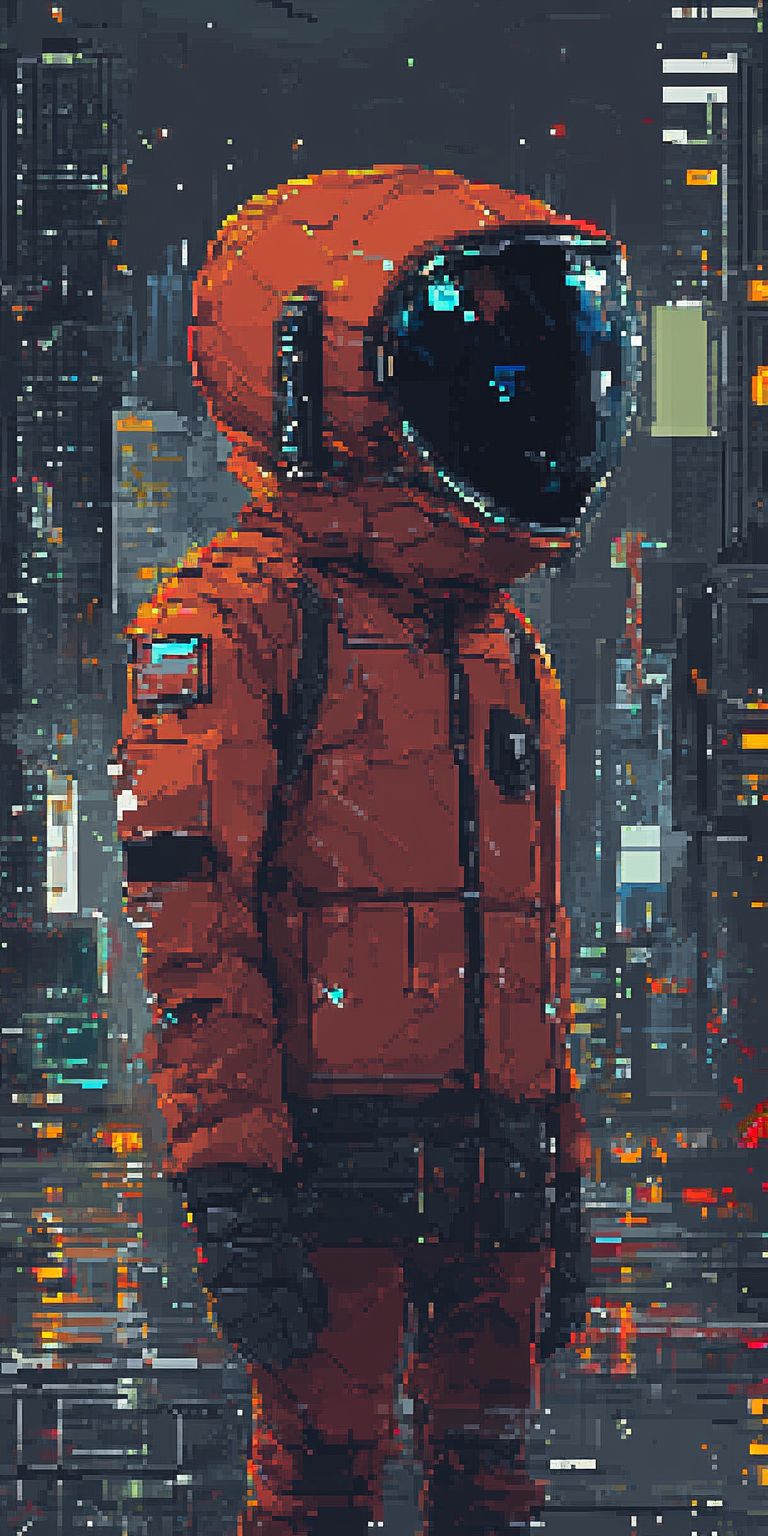 Fond d'écran pixel art pour mobile 11