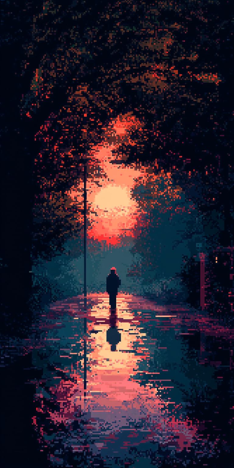 Fond d'écran pixel art pour mobile 19