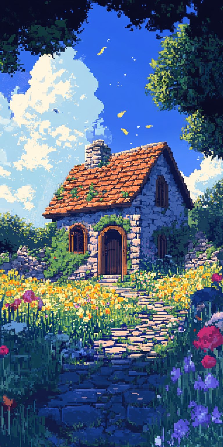 Fond d'écran pixel art pour mobile 21
