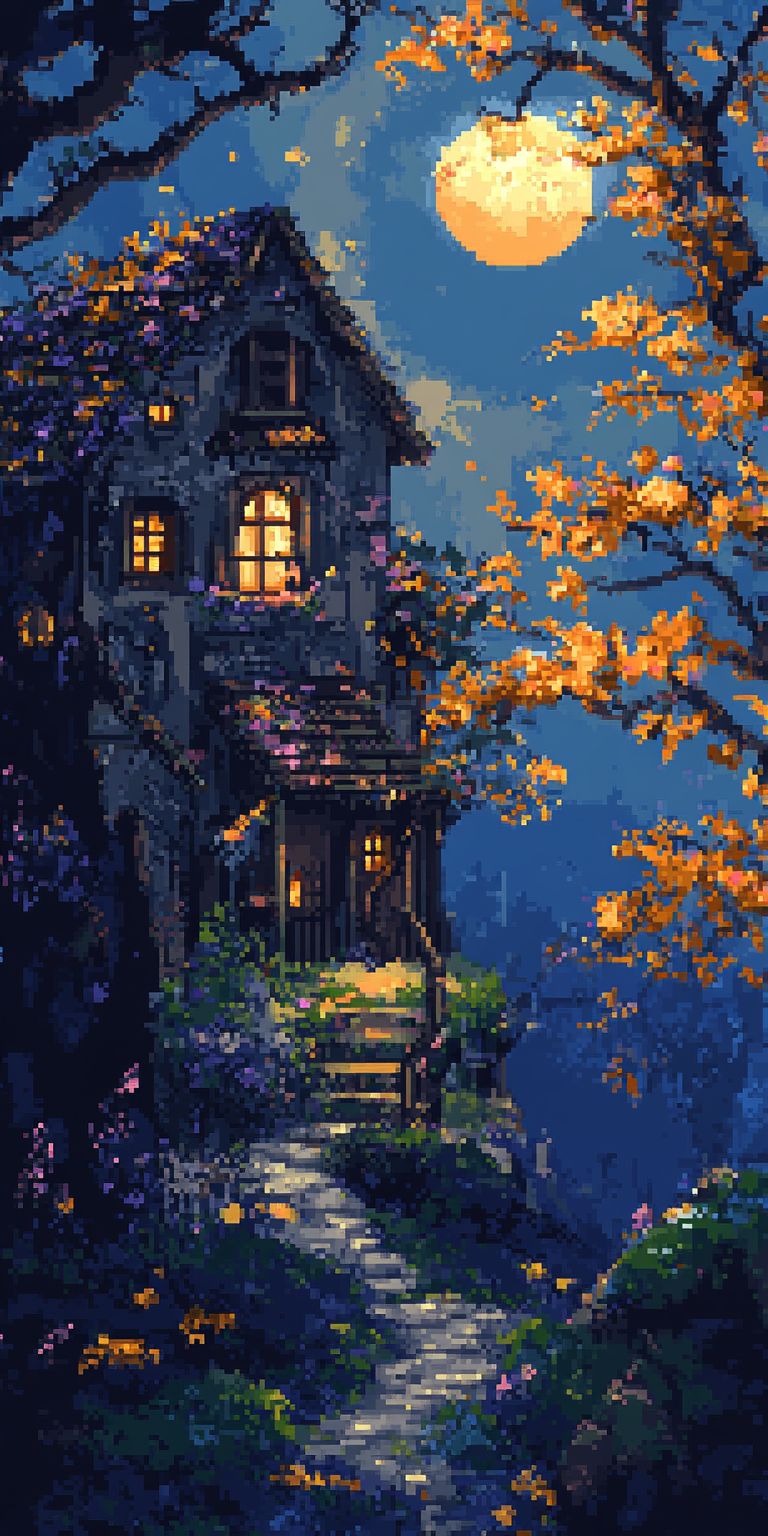 Fond d'écran pixel art pour mobile 22