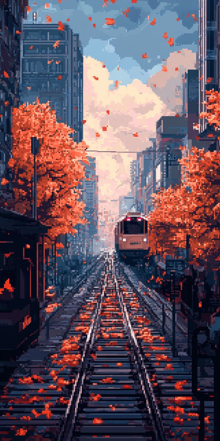 Fond d'écran pixel art pour mobile 23