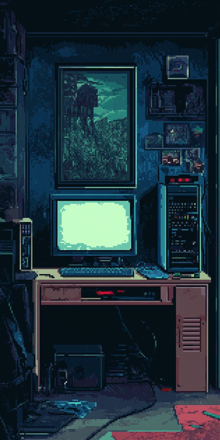 Fond d'écran pixel art pour mobile 24