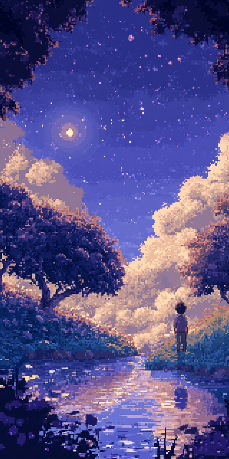 Fond d'écran pixel art pour mobile 26