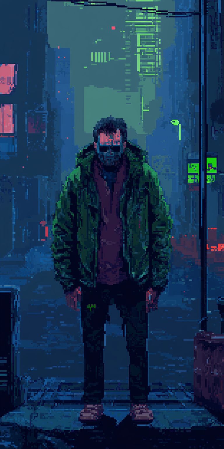 fond d ecran pixel art pour mobile 29