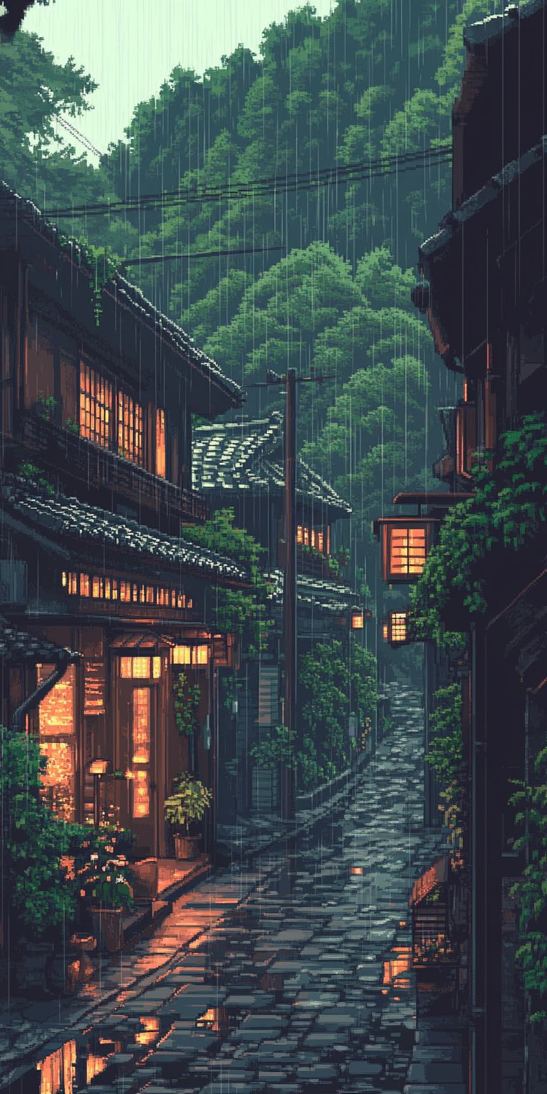 fond d ecran pixel art pour mobile 53