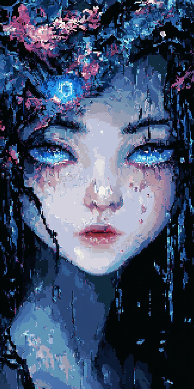Fond d'écran pixel art pour mobile 59