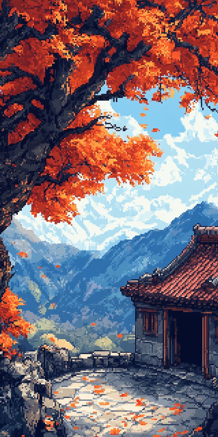 Fond d'écran pixel art pour mobile 6