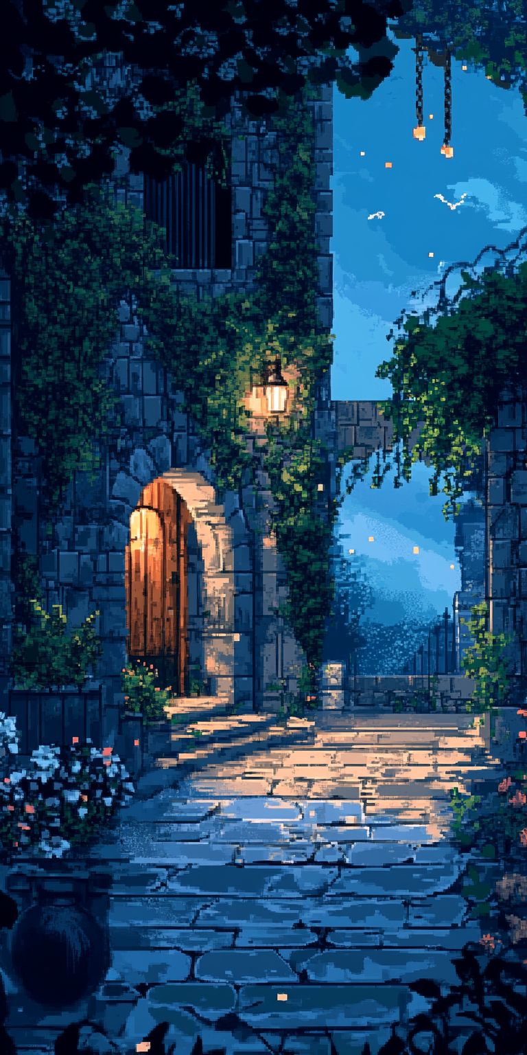 Fond d'écran pixel art pour mobile 7