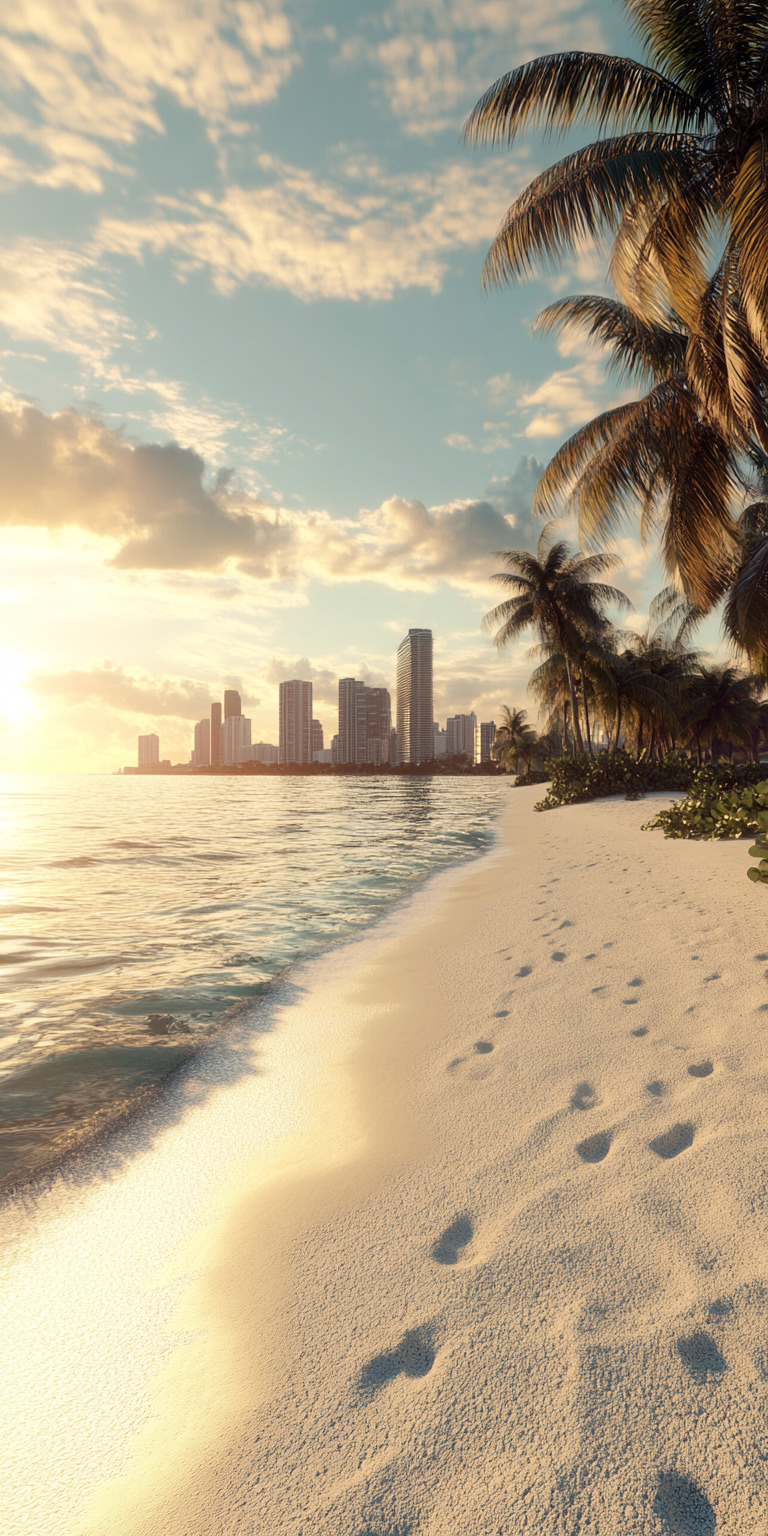 Fond d'écran plage pour mobile 91