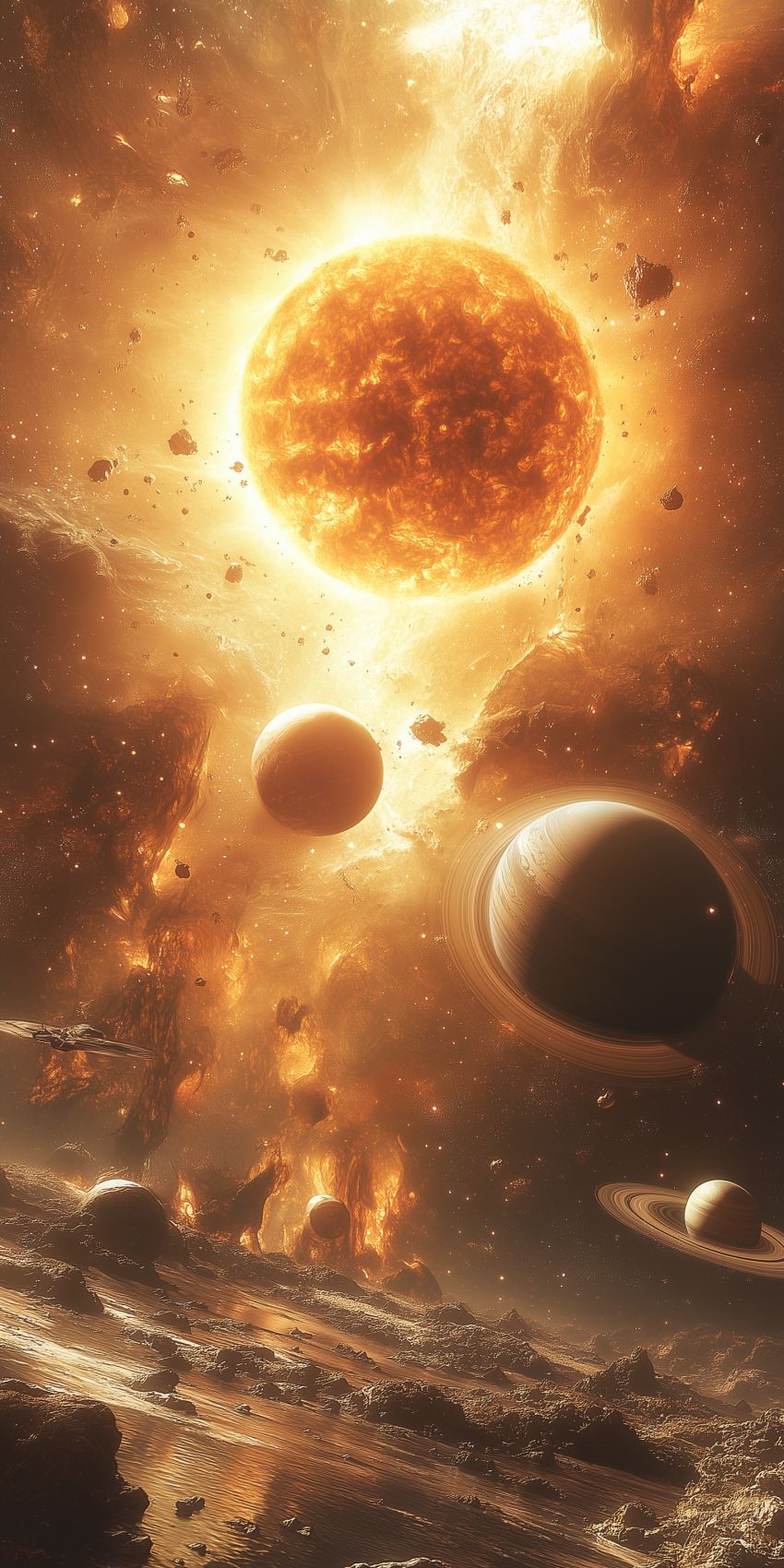 Fond d'écran planetes pour mobile 48
