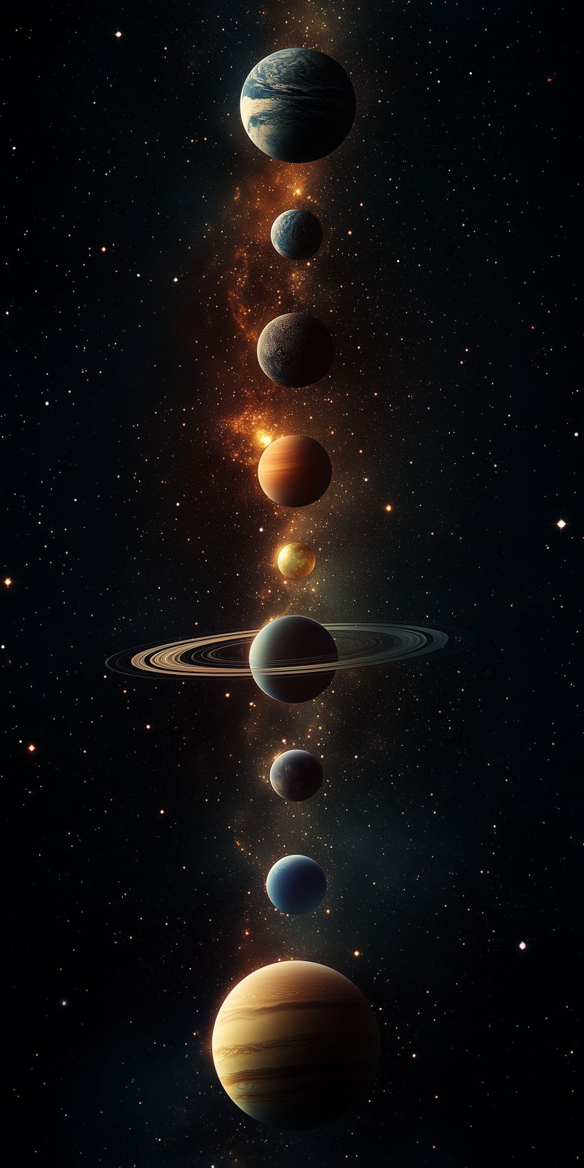 Fond d'écran planetes pour mobile 58