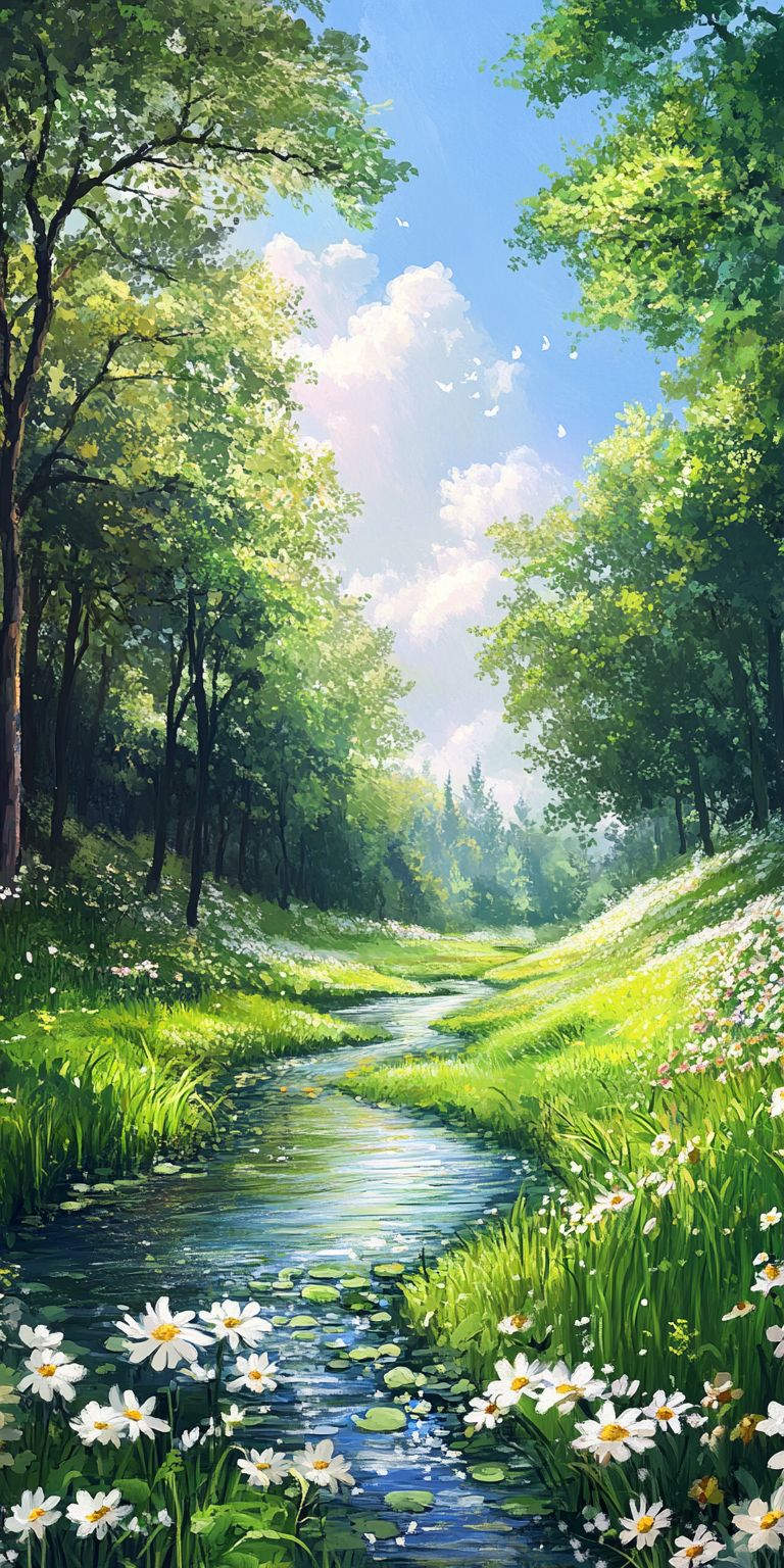 fond d ecran printemps pour mobile 16