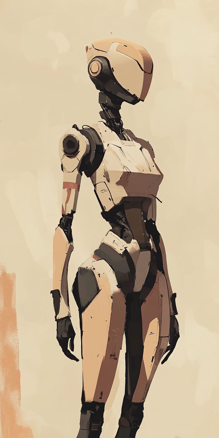 Fond d'écran robot pour mobile 36