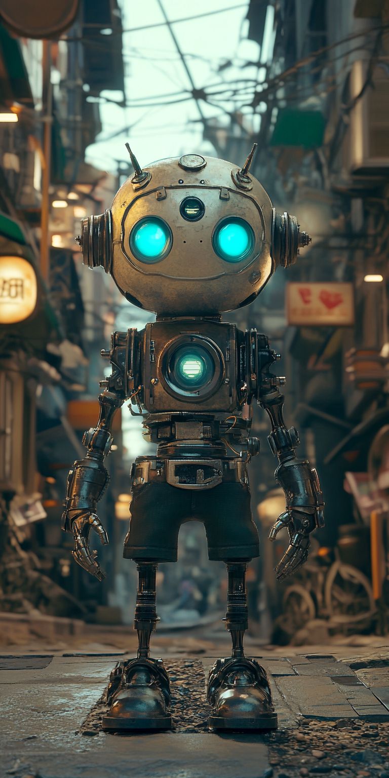 Fond d'écran robot pour mobile 40