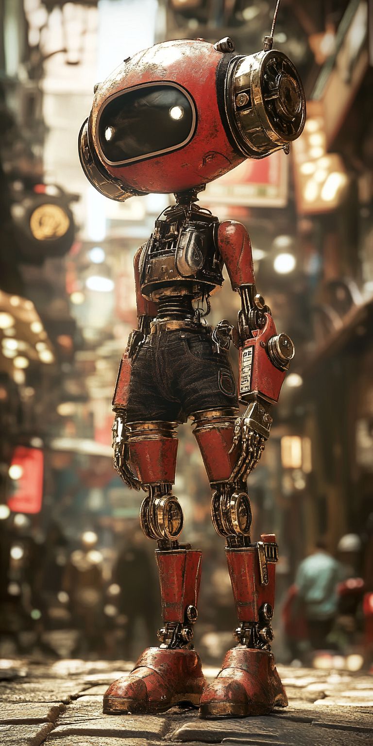 Fond d'écran robot pour mobile 41