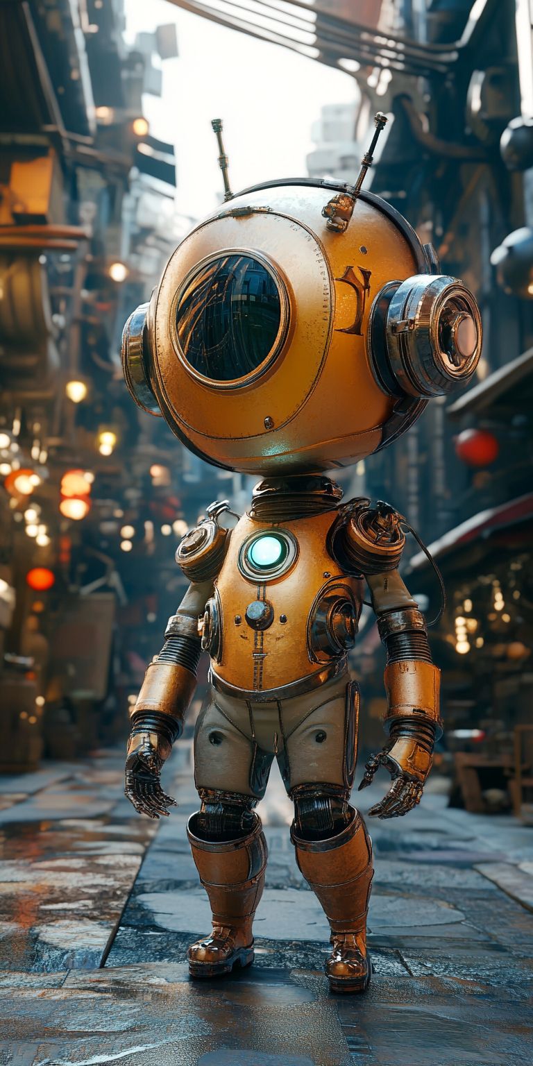 Fond d'écran robot pour mobile 42