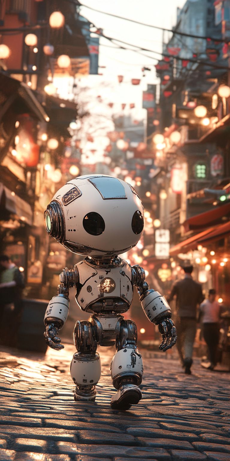 Fond d'écran robot pour mobile 44