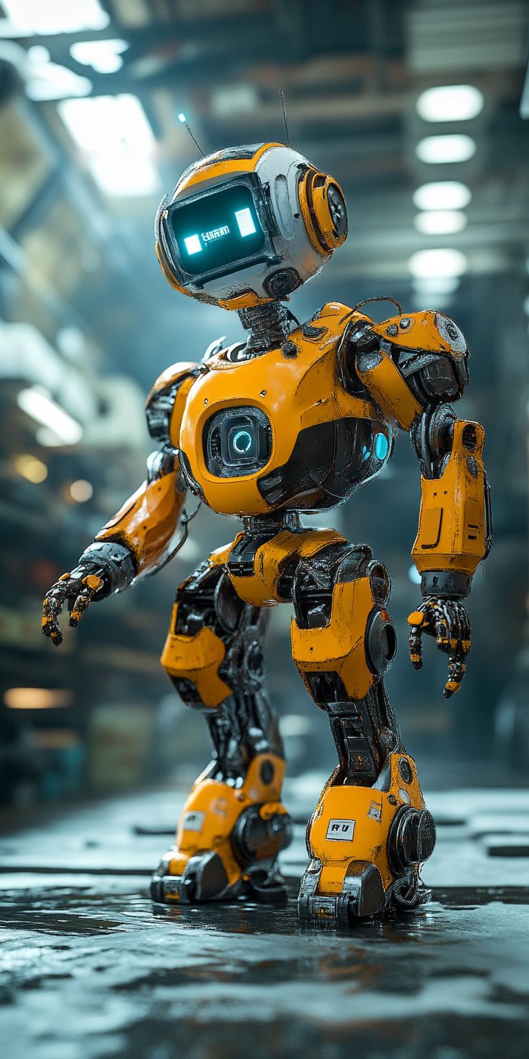 Fond d'écran robot pour mobile 54