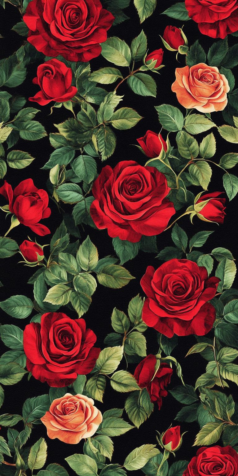 Fond d'écran roses pour mobile 19