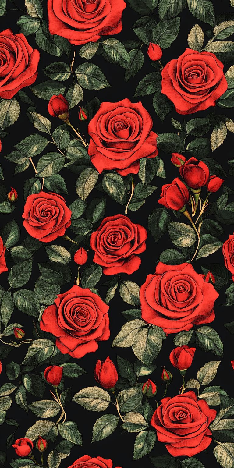 Fond d'écran roses pour mobile 39