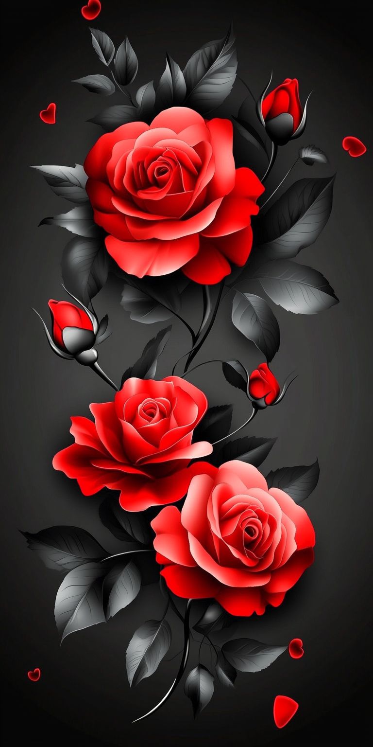 Fond d'écran roses pour mobile 6