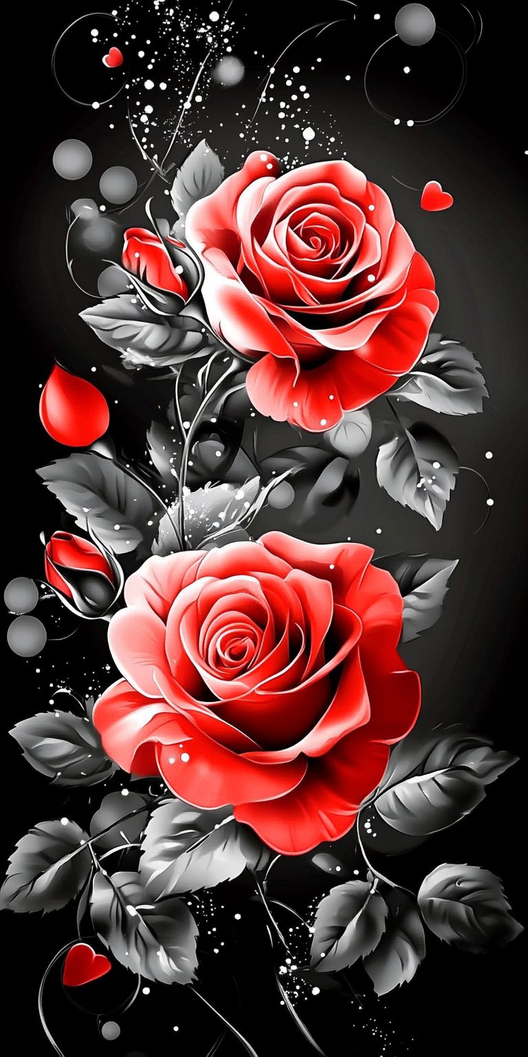 Fond d'écran roses pour mobile 73