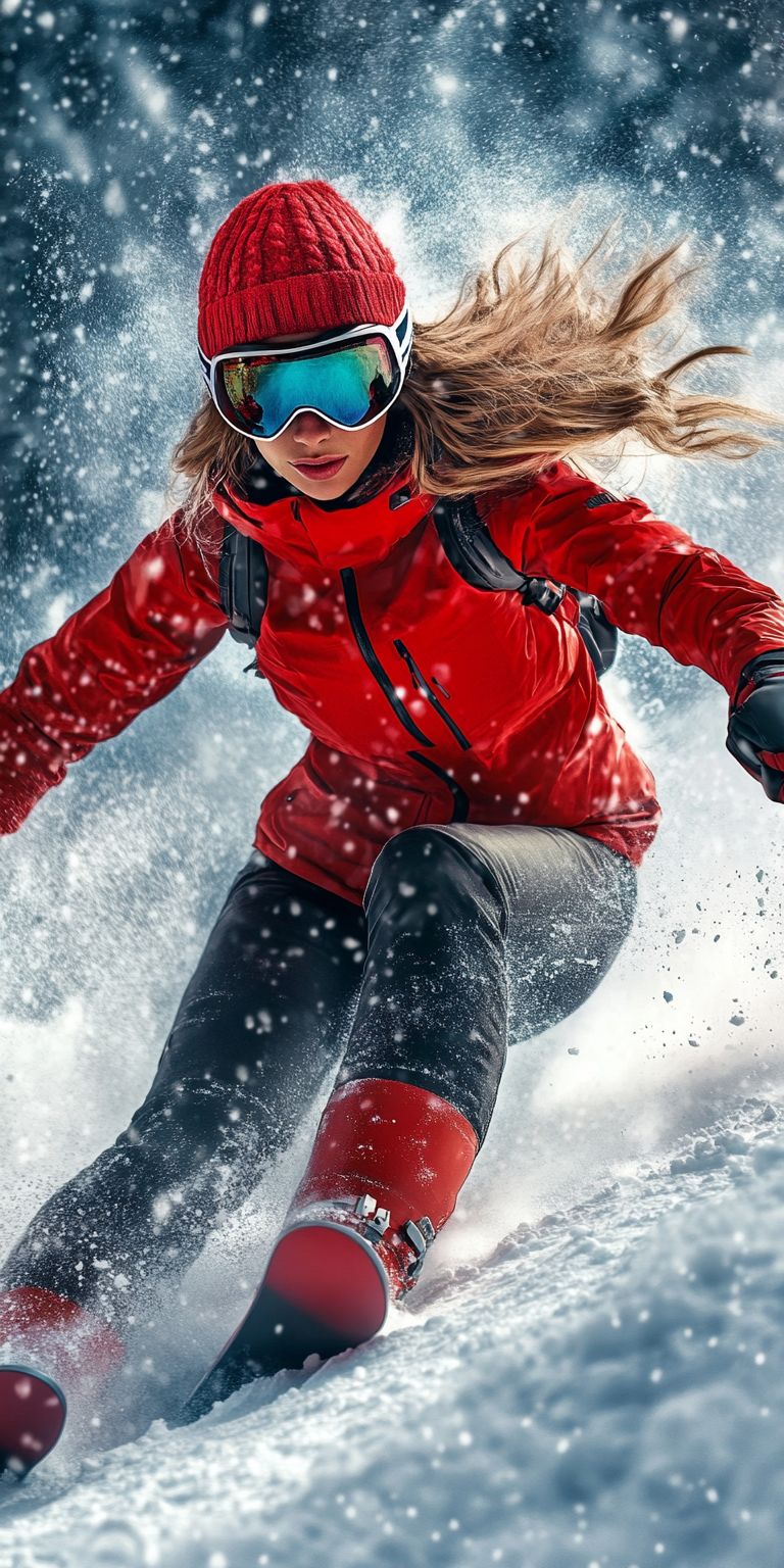 fond d ecran ski pour mobile 24