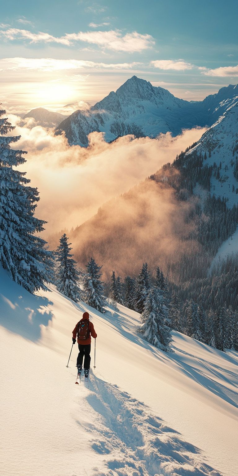 Fond d'écran ski pour mobile 40