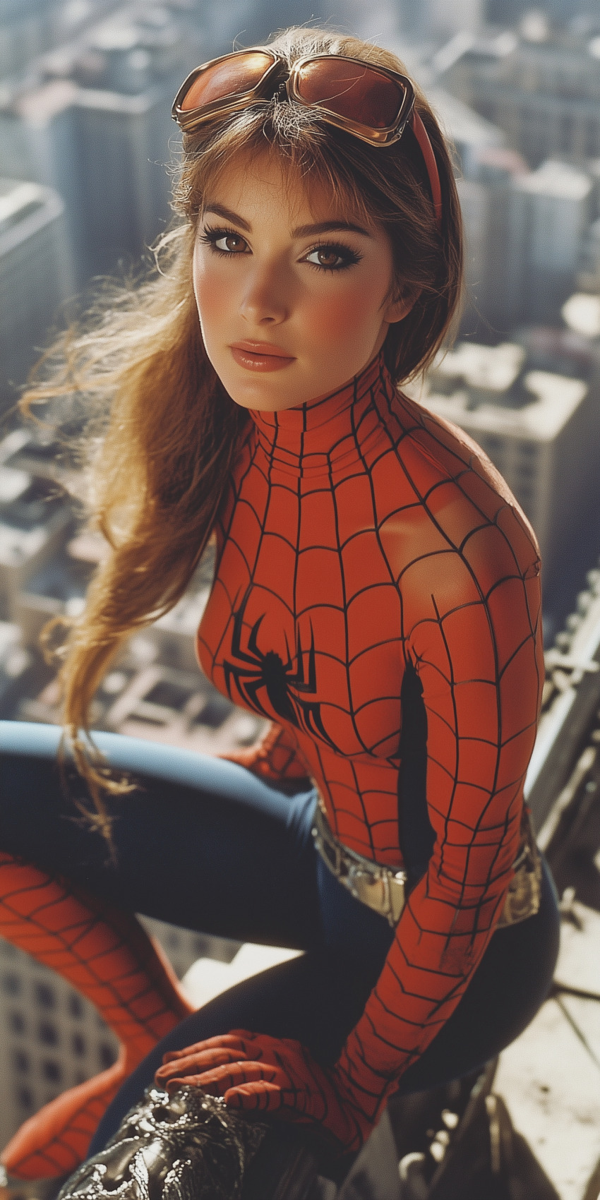 une spiderwoman imaginaire dans un monde de top model 18