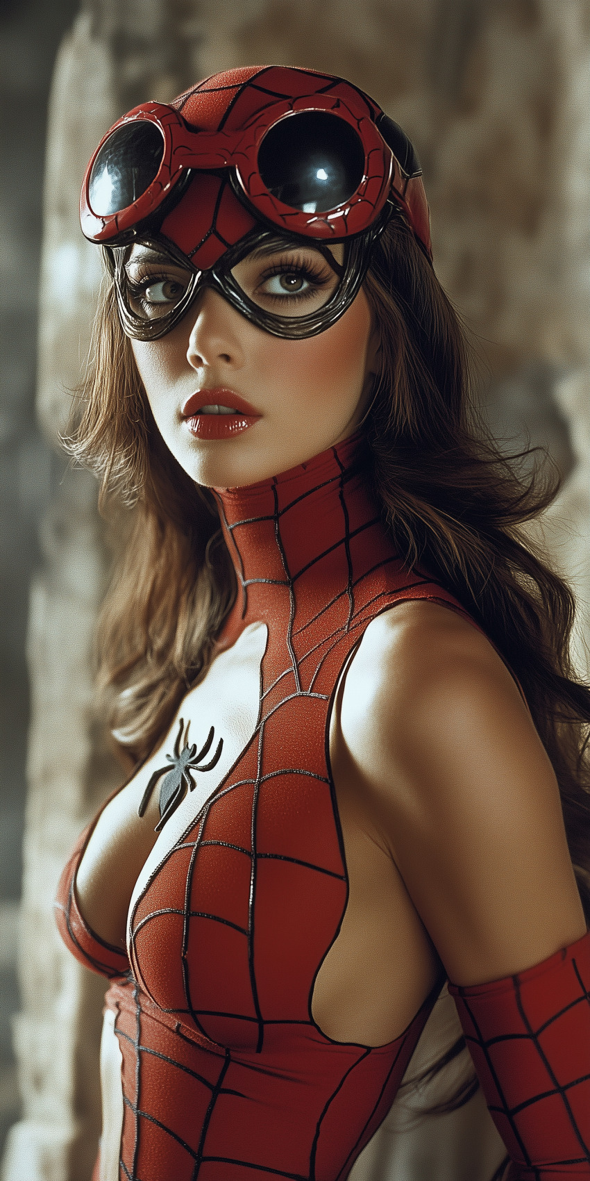 une spiderwoman imaginaire dans un monde de top model 21