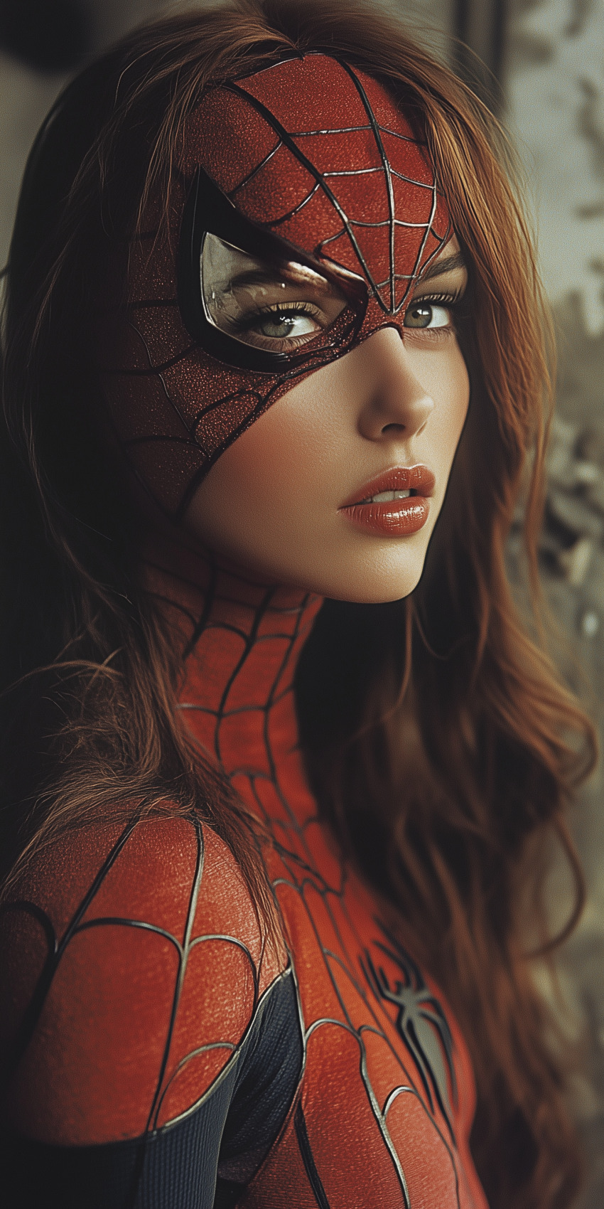 Une spiderwoman imaginaire dans un monde de top model 41