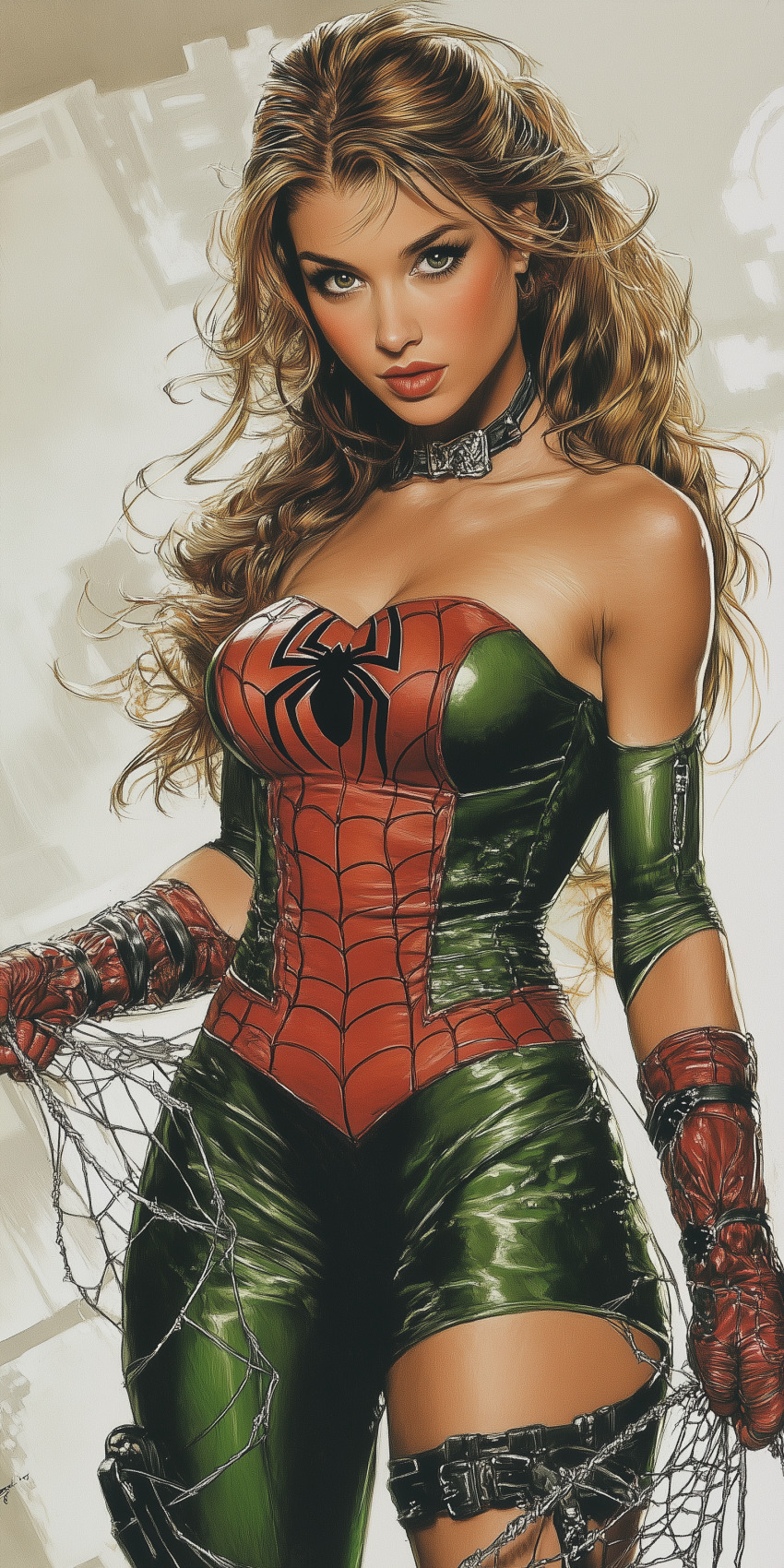 une spiderwoman imaginaire dans un monde de top model 8