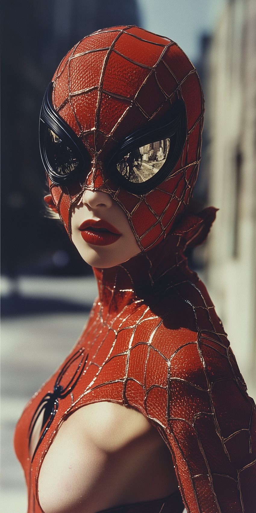une spiderwoman imaginaire dans un monde de top model 9