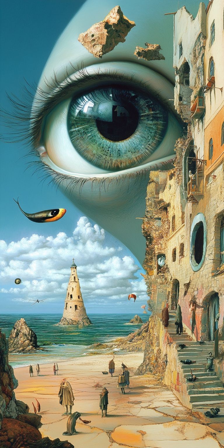 Fond d'écran surrealisme pour mobile 15