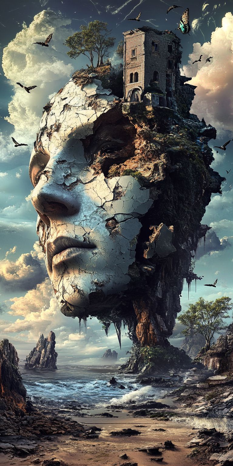 Fond d'écran surrealisme pour mobile 3