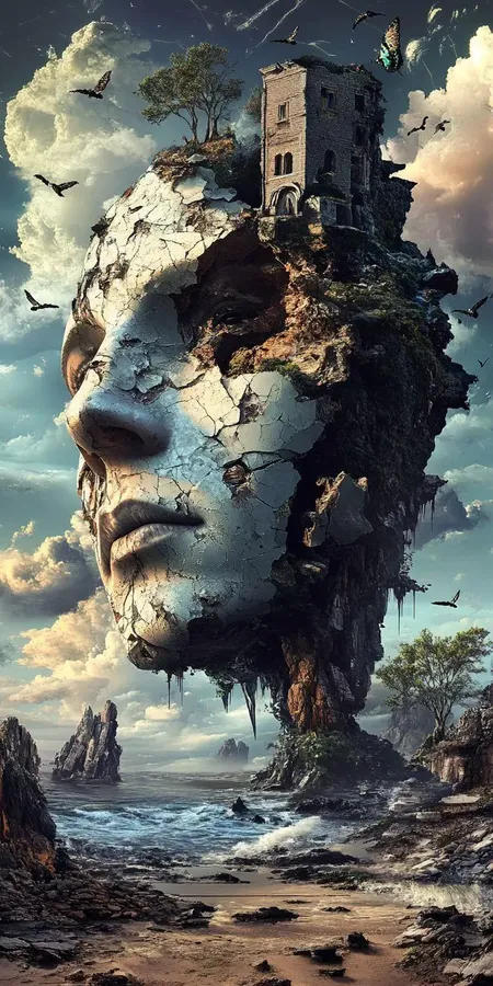 fond d ecran surrealisme pour mobile 3