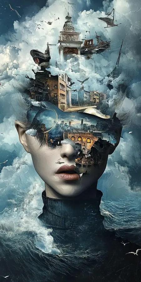 fond d ecran surrealisme pour mobile 4