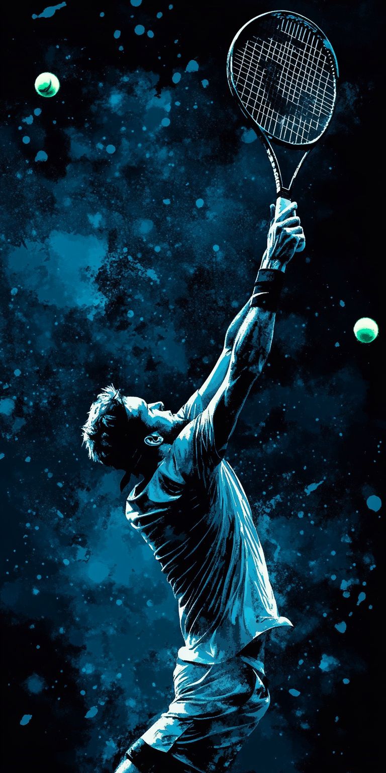 Fond d'écran tennis pour mobile 1