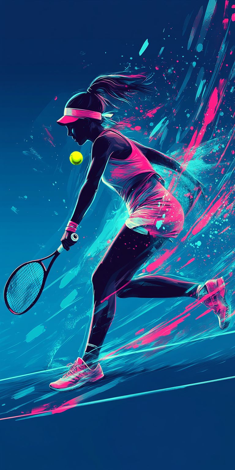 Fond d'écran tennis pour mobile 2