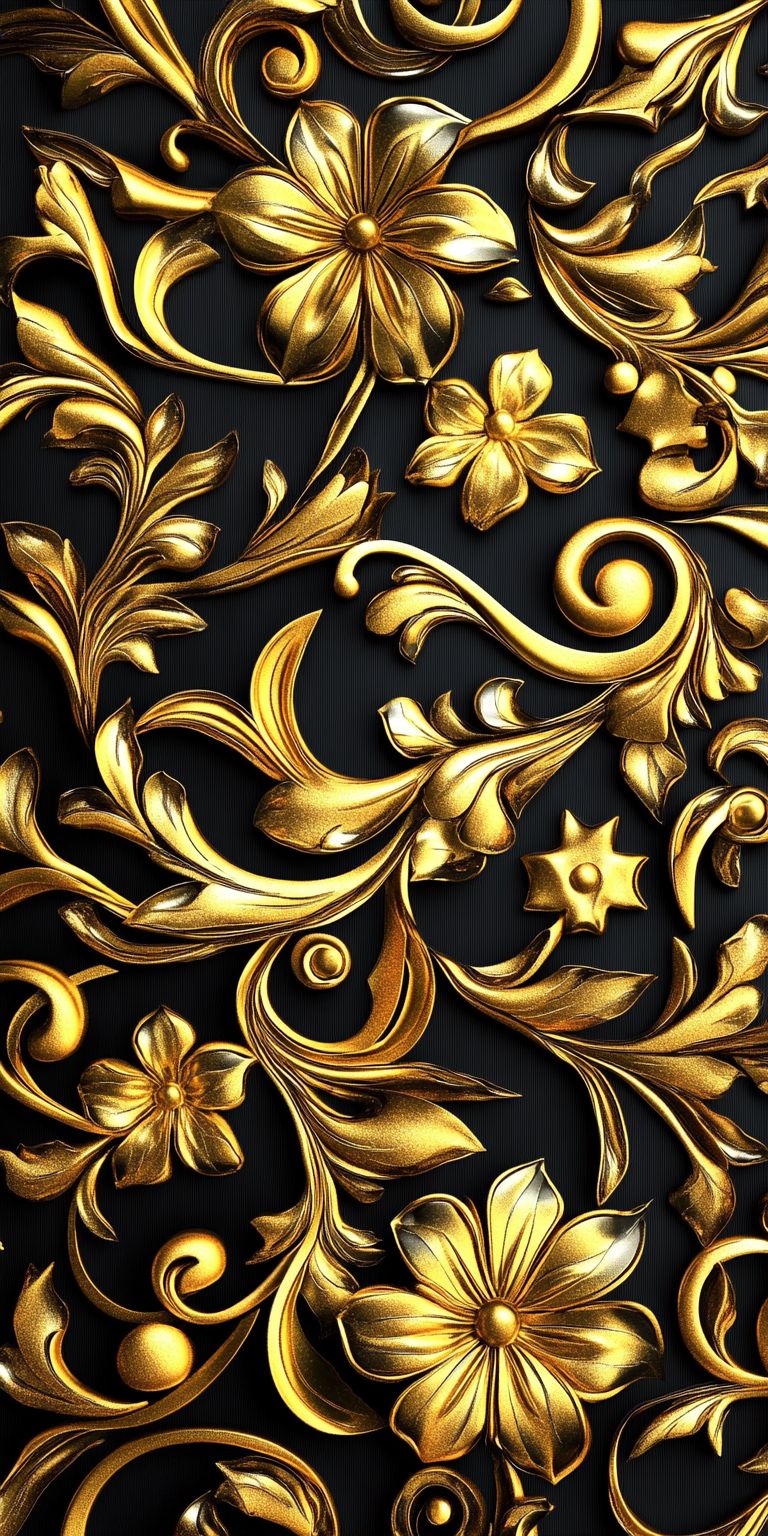 Fond d'écran texture or pour mobile 11