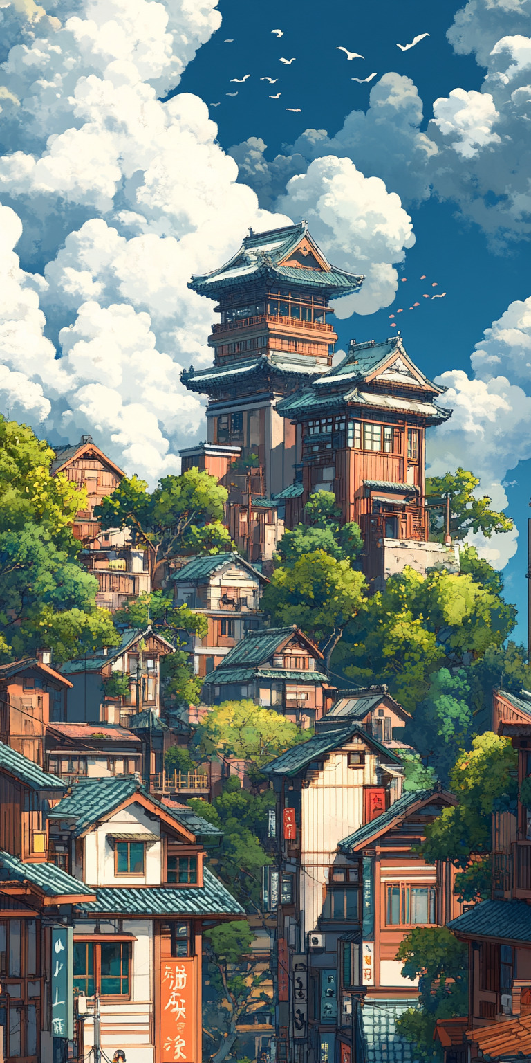 fond d ecran ville pour mobile 48