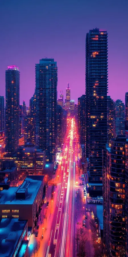 fond d ecran ville pour mobile 24