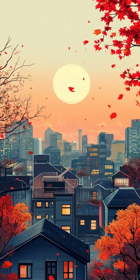 fond d ecran ville pour mobile 9