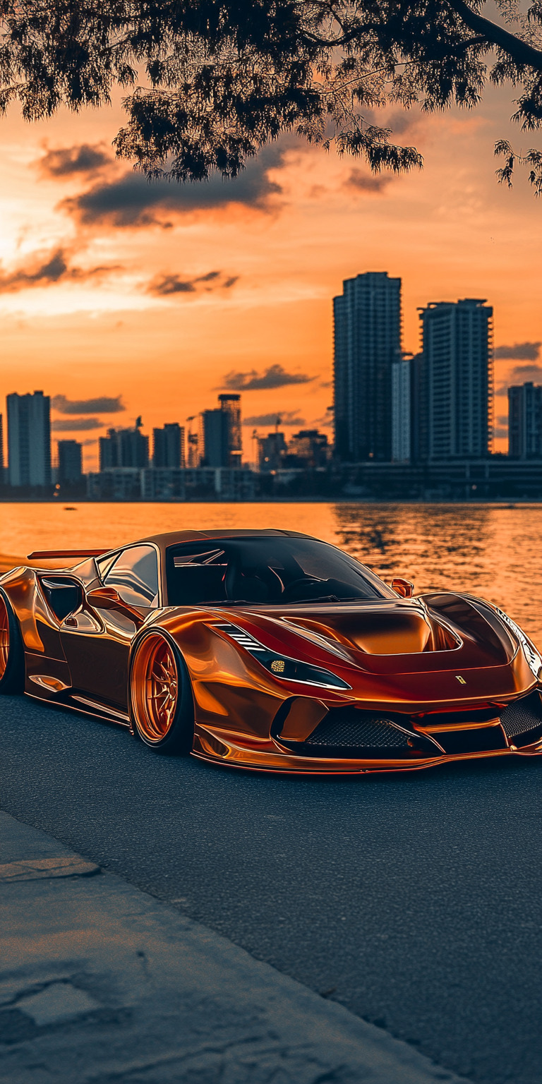 Fond d'écran voiture pour mobile 58 ferrari